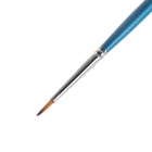 Кисть для рисования, синтетика, № 2, «Гамма», круглая, синяя ручка 4317040
