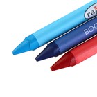 Мелки восковые 12 цветов, «Классические», треугольные, европодвес - Фото 4