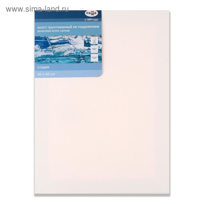 Холст на подрамнике «Московская Палитра», хлопок 100%, 30×40×1.8 см, акриловый грунт, крупнозернистый, 400 г/м² - Фото 1