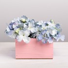 Кашпо флористическое, розово‒сиреневый, 15 × 8 × 8 см - Фото 4