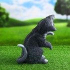 Садовая фигура "Котёнок Васька" серый, 16х19х26см - Фото 4