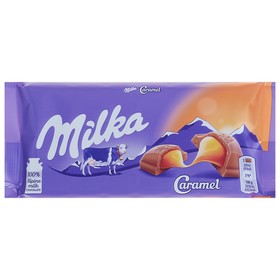 Молочный шоколад Milka Caramel, 100 г