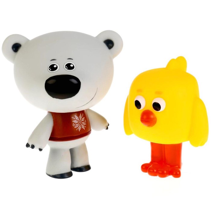 Набор из 2 игрушек для купания «Цыпа и Тучка», в сетке - Фото 1