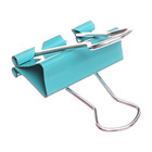 Набор зажимов для бумаг, 32 мм, цветные, 24 штуки, 4 цвета, МИКС - Фото 4