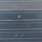 Контейнер для хранения с крышкой Basic, 5 л, 25×20×15,5 см, цвет прозрачный - Фото 4