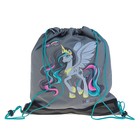 Рюкзак каркасный Hummingbird TK 37 х 32 х 18 см, мешок, для девочки, «Единорог», серый - Фото 9