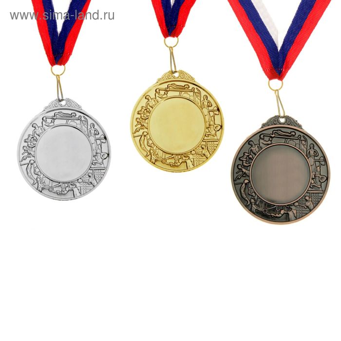 Медаль под нанесение 016, серебро - Фото 1