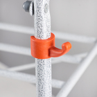 Подставка для обуви с сиденьем и ящиком, 3 яруса, 45×30×48 см, цвет белое серебро - Фото 3