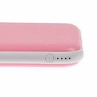 Внешний аккумулятор Nobby, 2 USB, 10000 мАч, 2 A, индикатор зарядки, розовый - Фото 4