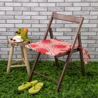 Подушка на стул уличная «Этель» Арбузы, 45×45 см, репс с пропиткой ВМГО, 100% хлопок - Фото 1