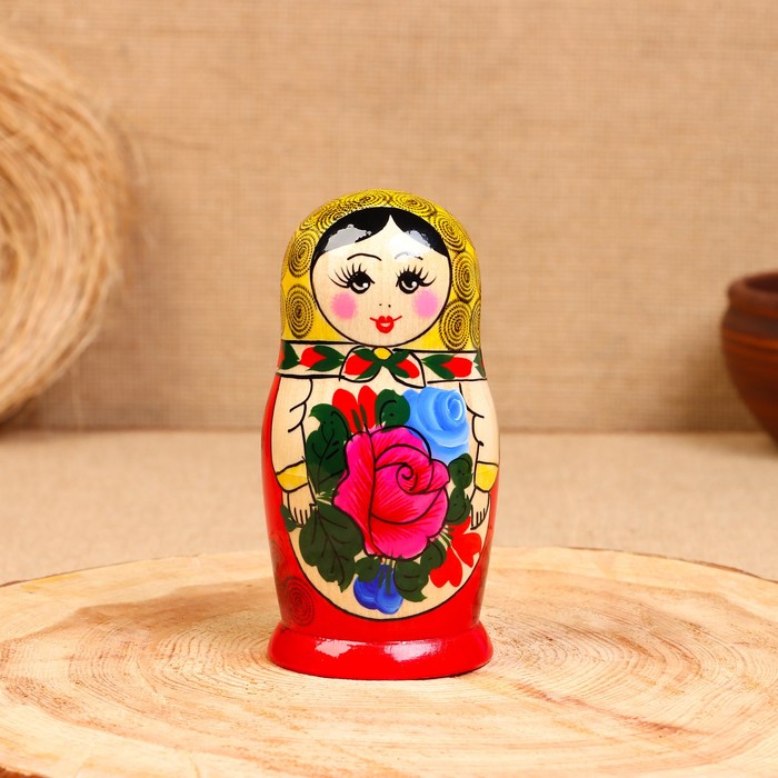 Матрёшка "Семёновская", 6 кукольная, высшая категория - фото 1892308821