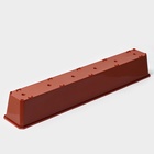 Ящик балконный для цветов, 18 л, 100×15×17 см, пластиковый, цвет терракот - Фото 10