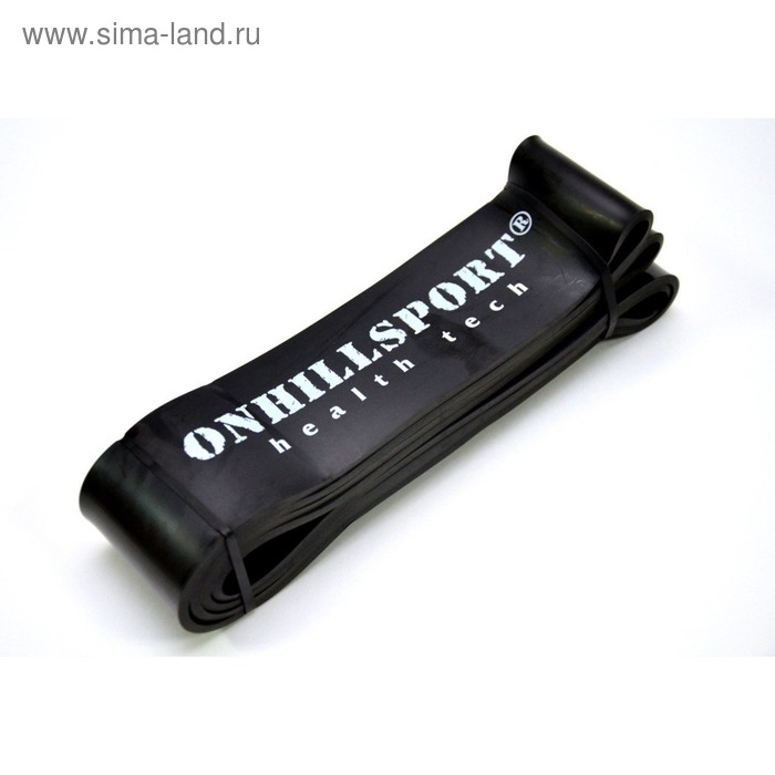 Латексная резиновая петля 63 мм, 25-70 кг, цвет чёрный