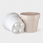 Кашпо для цветов со вставкой Plast-Avenue «Порто», 6 л, пластик, жемчужный - Фото 4