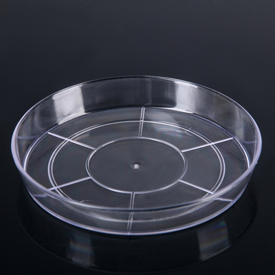 Поддон для цветочных горшков Plast-Avenue, d=15 см, пластиковый, прозрачный