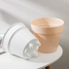 Кашпо для цветов со вставкой «Порто», 3.5 л, цвет жемчужный - Фото 3