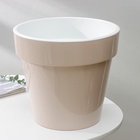 Кашпо для цветов со вставкой Plast-Avenue «Порто», 9 л, пластик, жемчужный - Фото 7