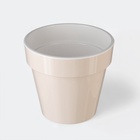 Кашпо для цветов со вставкой «Порто», 1 л, цвет жемчужный - Фото 2