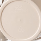 Кашпо для цветов со вставкой «Порто», 1 л, цвет жемчужный - Фото 5