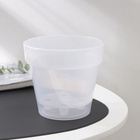 Кашпо для цветов со вставкой Plast-Avenue «Порто», 1 л, пластик, прозрачное 4318552 - фото 13641020