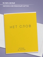 Тетрадь 48 листов в клетку, Calligrata «Фраза», МИКС - Фото 2