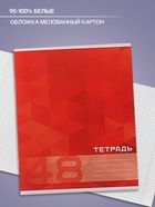 Тетрадь 48 листов в клетку, Calligrata.MonoColor, МИКС - Фото 2