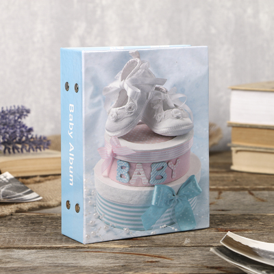 Фотоальбом на 100 фото 10×15 см Baby shoes, для мальчика