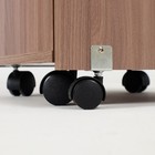 Комод с гладильной доской К1, 410×421×840, Ясень шимо тёмный/Ясень шимо светлый - Фото 4