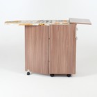 Комод с гладильной доской К1, 410×421×840, Ясень шимо тёмный/Ясень шимо светлый - Фото 5