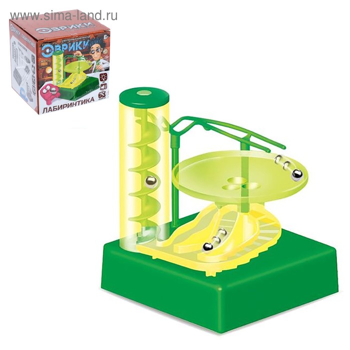 Конструктор электронный «Лабиринтика», световые и звуковые эффекты, 10 деталей - Фото 1
