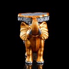Статуэтка-подставка напольная "Слон", разноцветная, гипс, 35х22х32 см - Фото 2