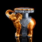 Статуэтка-подставка напольная "Слон", разноцветная, гипс, 35х22х32 см - Фото 4