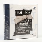 Постельное бельё "Этель" 1.5 сп Real Man 143х215 см,150х214 см, 50х70+3 - 2 шт - Фото 16