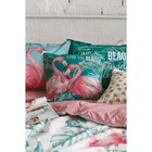 Постельное бельё евро «Этель. Фламинго», ранфорс - Фото 14