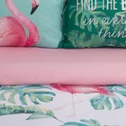 Постельное бельё евро «Этель. Фламинго», ранфорс - Фото 5