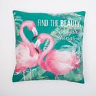 Постельное бельё евро «Этель. Фламинго», ранфорс - Фото 8