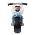 Толокар-мотобайк, белый - Фото 7