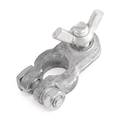 Клемма АКБ «AUTOPROFI» универсальная, крепление жилы болтом-барашком, специальный свинцовый сплав, 1 шт.