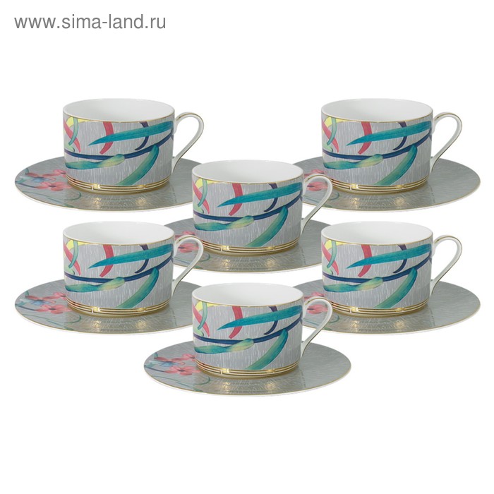 Чайный набор «Восточная лилия», 12 предметов - Фото 1