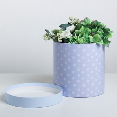 Подарочная коробка круглая «Нежная», 20 х 20 х 20 см