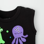 Боди Крошка Я "Monster. Little", чёрный, р. 26, рост 74-80 см - фото 35231899