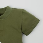 Боди Крошка Я "Safari", зелёный, р. 22, рост 62-68 см  , - Фото 3