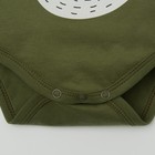 Боди Крошка Я "Safari", зелёный, р. 22, рост 62-68 см  , - Фото 6