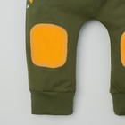 Штаны Крошка Я "Safari", зелёный, р.26, рост 74-80 см - Фото 4