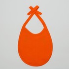 Слюнявчик Крошка Я "Лисичка", оранжевый - Фото 4