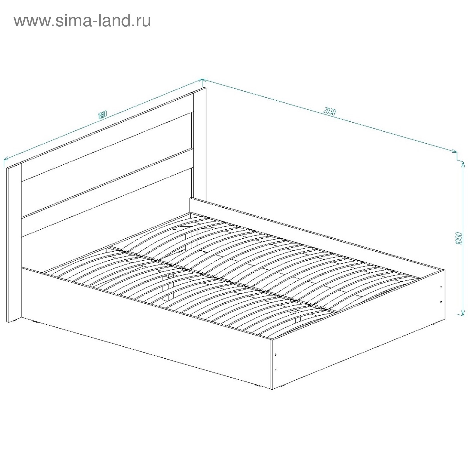 Кровать валенсия кр 011