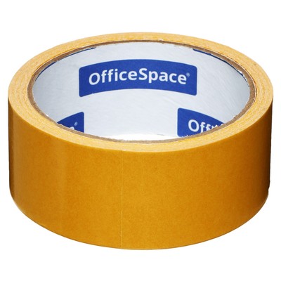 Клейкая лента двусторонняя 38 мм × 10 м OfficeSpace, полипропилен