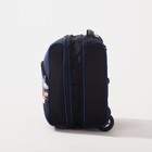 Чемодан малый 16", отдел на молнии, наружный карман, цвет чёрный - фото 24645875