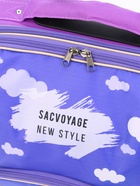 Чемодан детский 34 л (XS), Sacvoyage, отдел на молнии, сиреневый - Фото 8