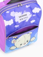 Чемодан детский 34 л (XS), Sacvoyage, отдел на молнии, сиреневый - Фото 9